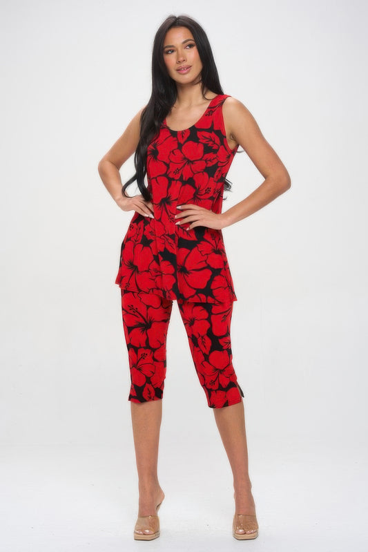 Bns Tank Capri Pants Set