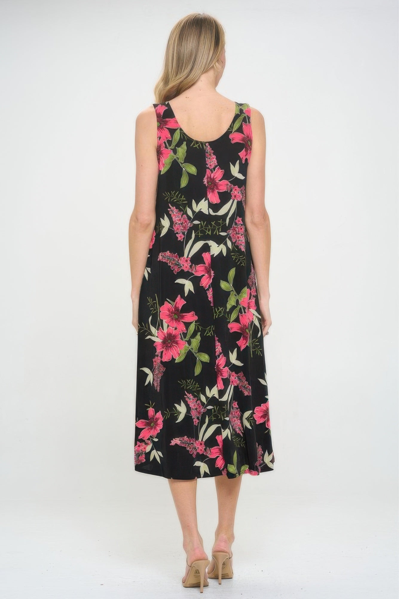 Floral Breeze Slinky Tank Dress