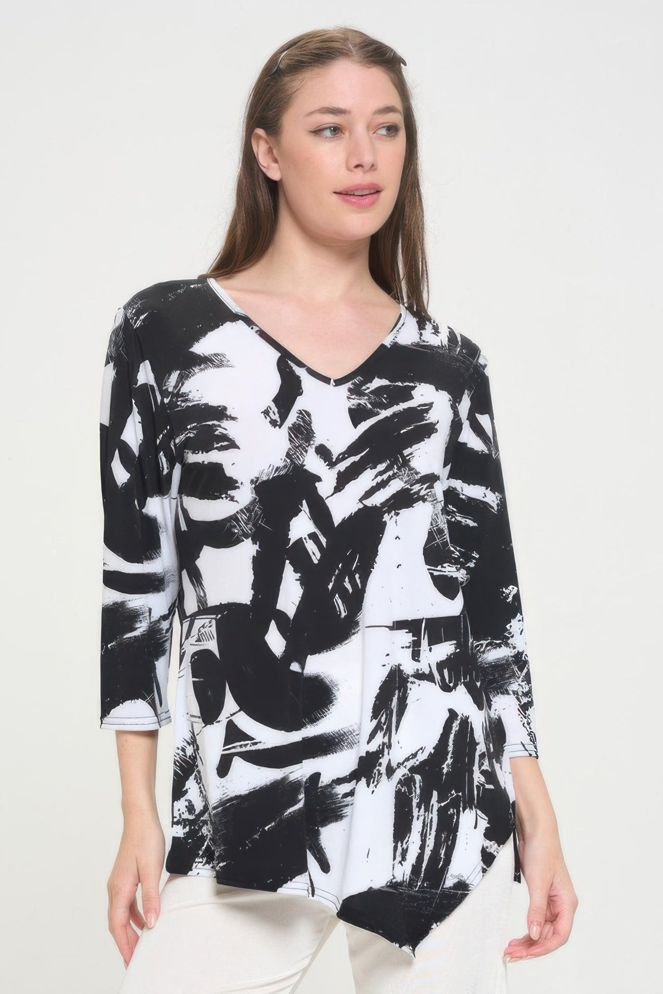 Hit Point V Neck Top