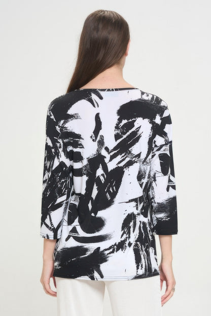 Hit Point V Neck Top