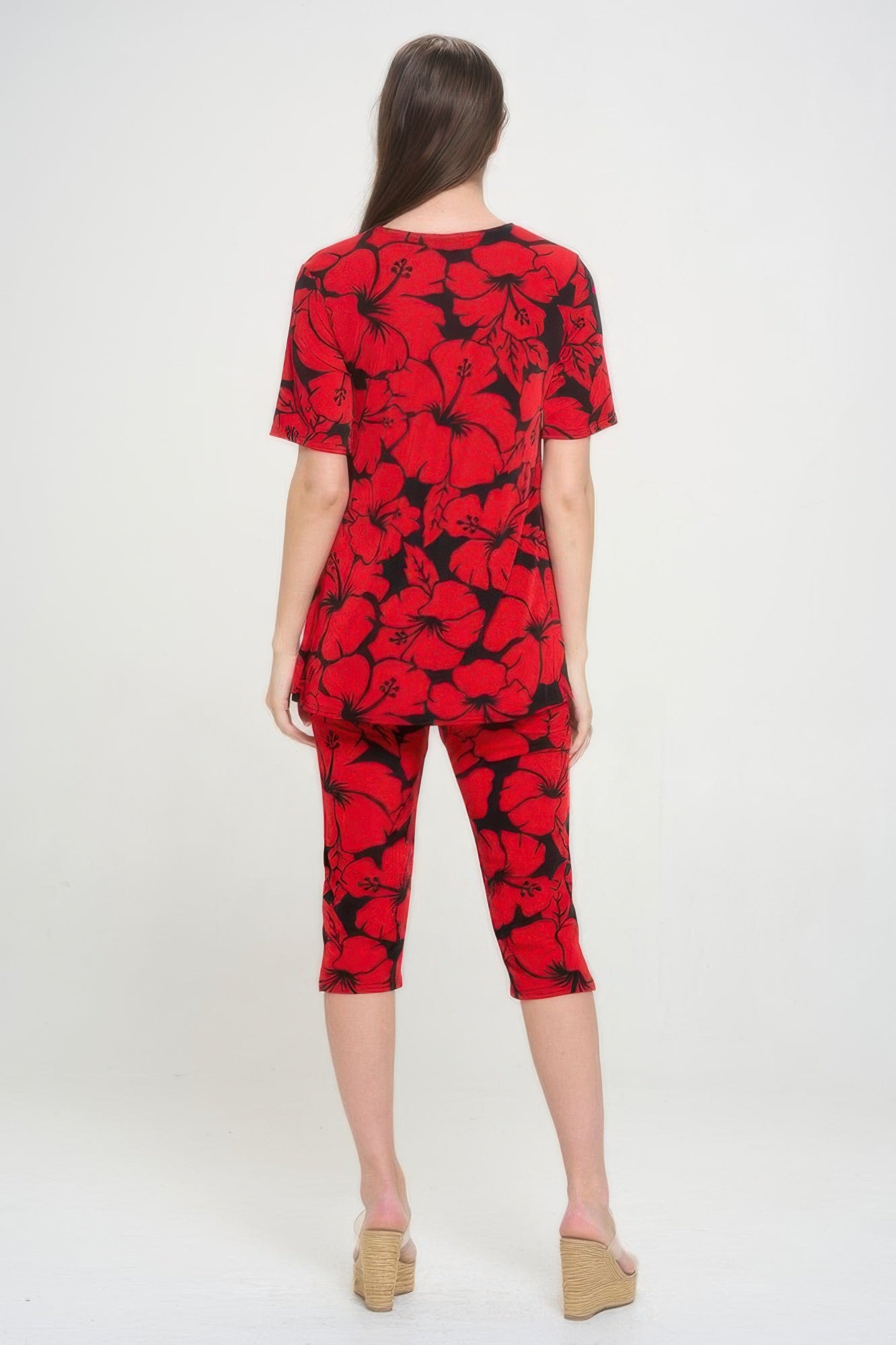 Print Bns Capri Pants Set