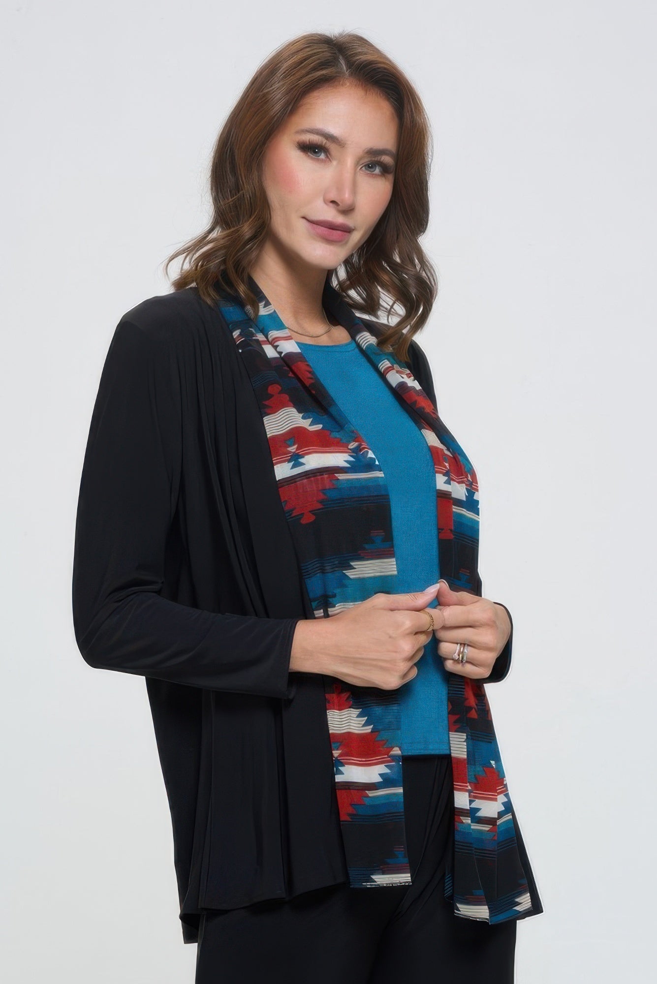 Plus Size Mesh Romance Trim Jacket