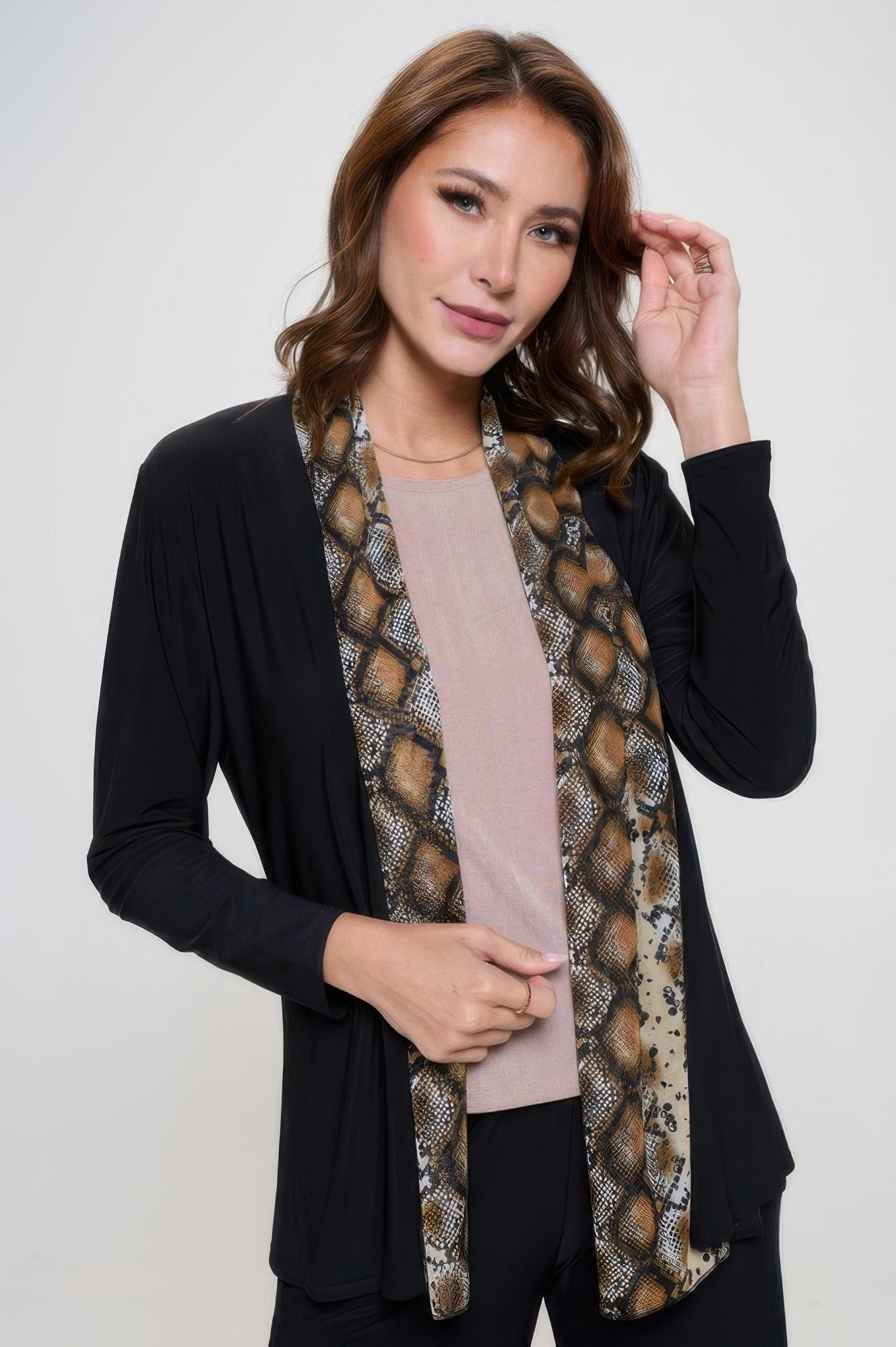 Plus Size Mesh Romance Trim Jacket