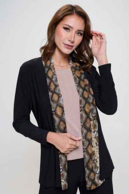 Plus Size Mesh Romance Trim Jacket