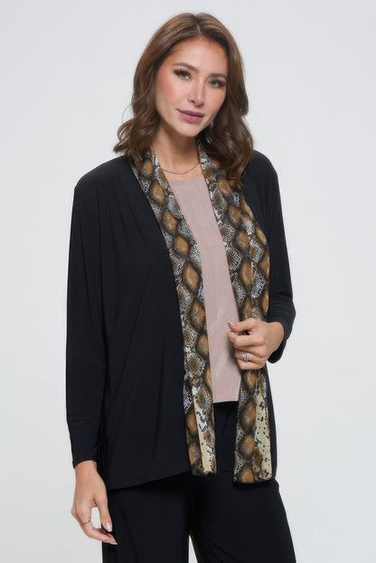 Plus Size Mesh Romance Trim Jacket