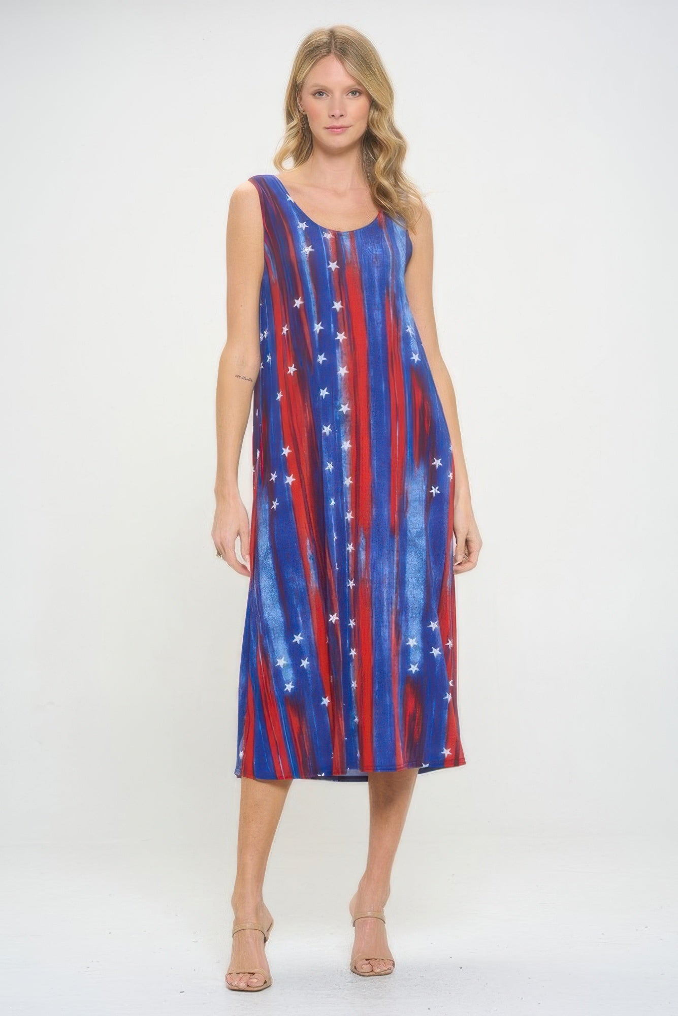 Bns Print Long Tank Dress