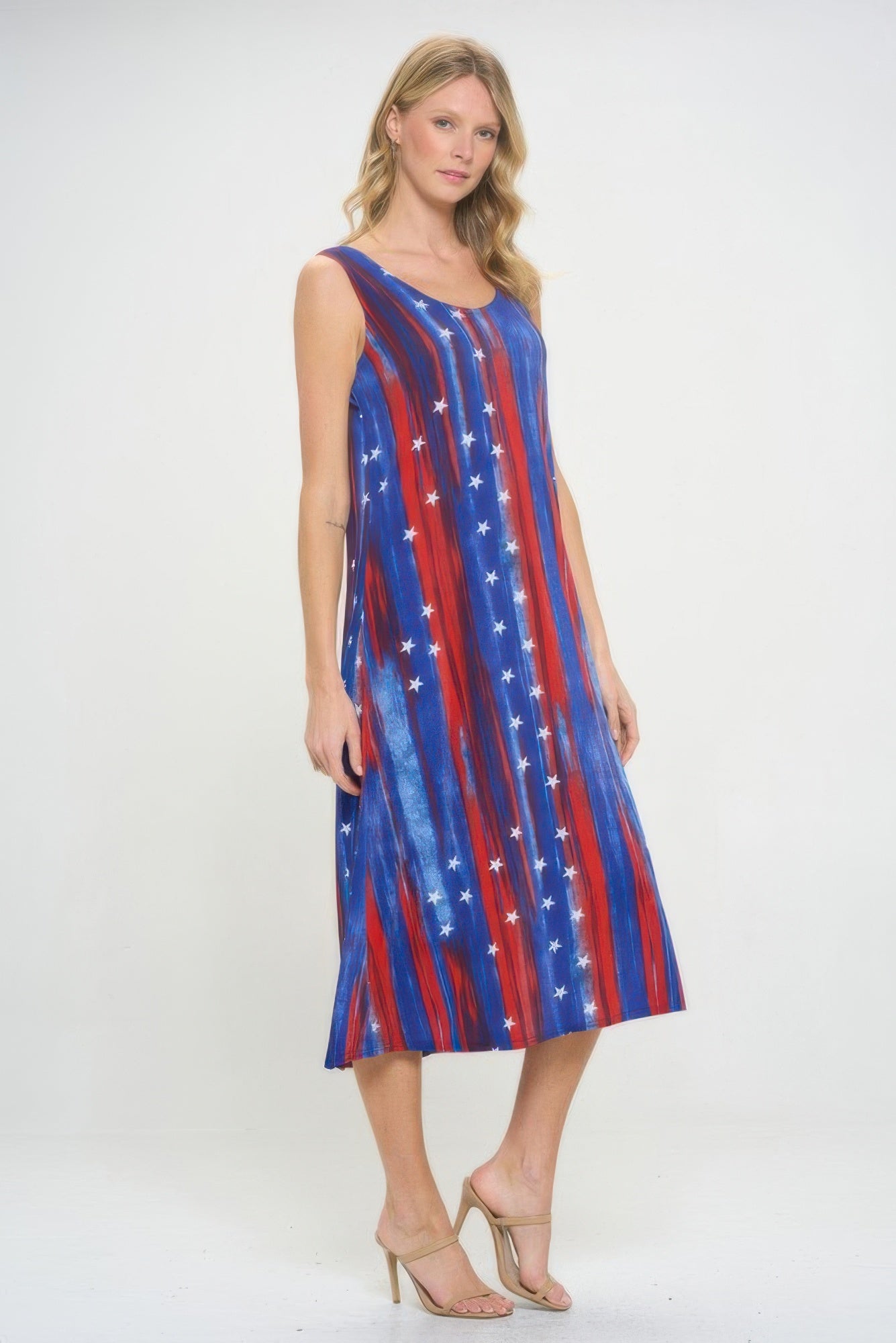 Bns Print Long Tank Dress