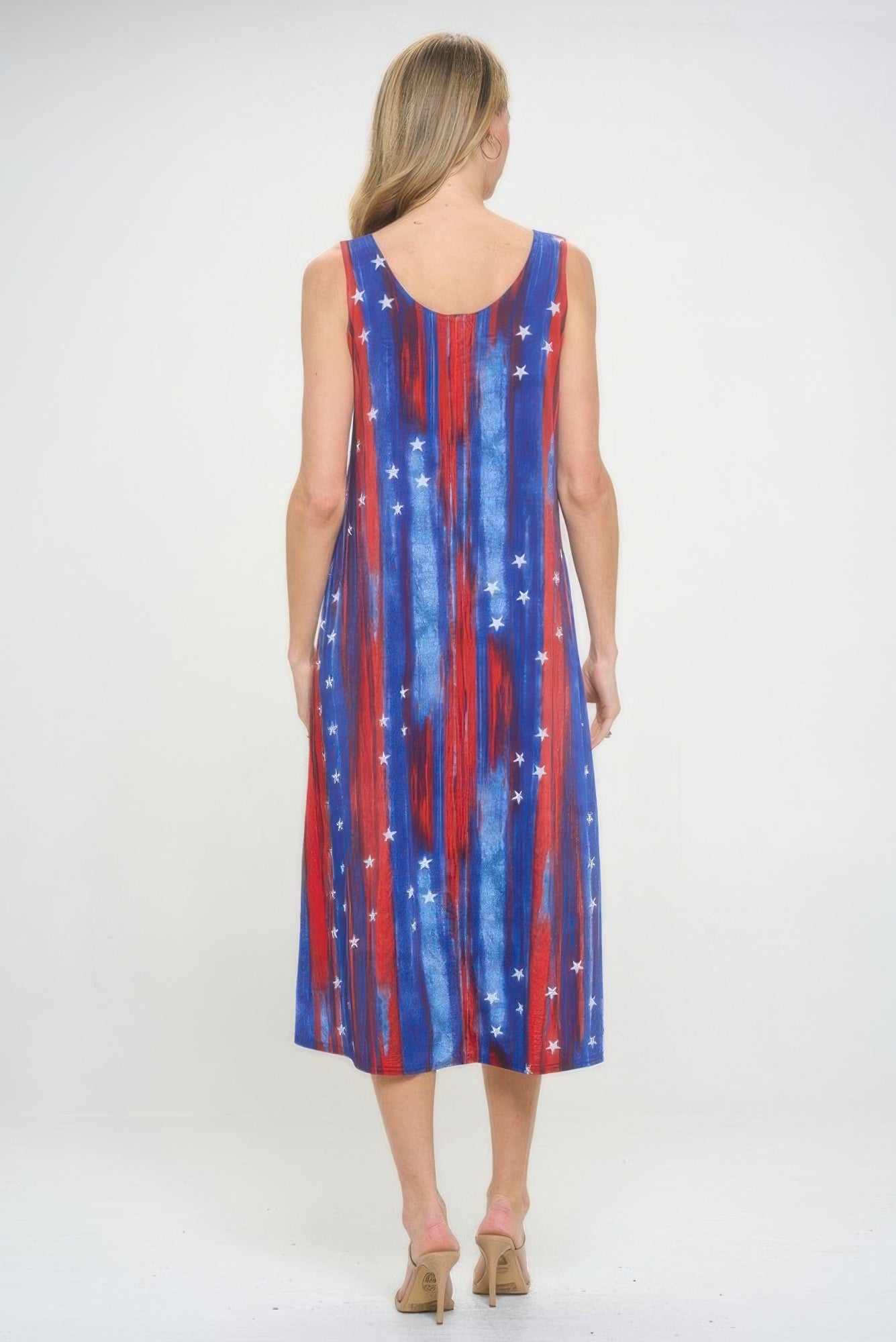 Bns Print Long Tank Dress