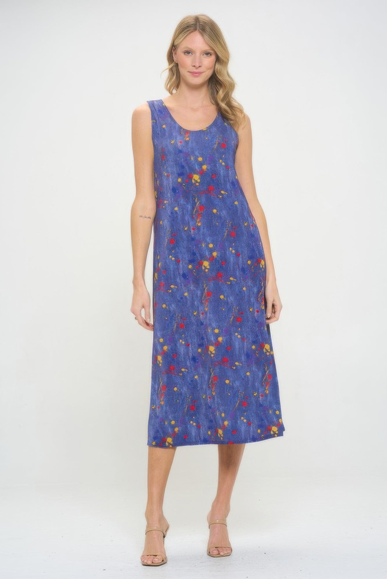 Bns Print Long Tank Dress