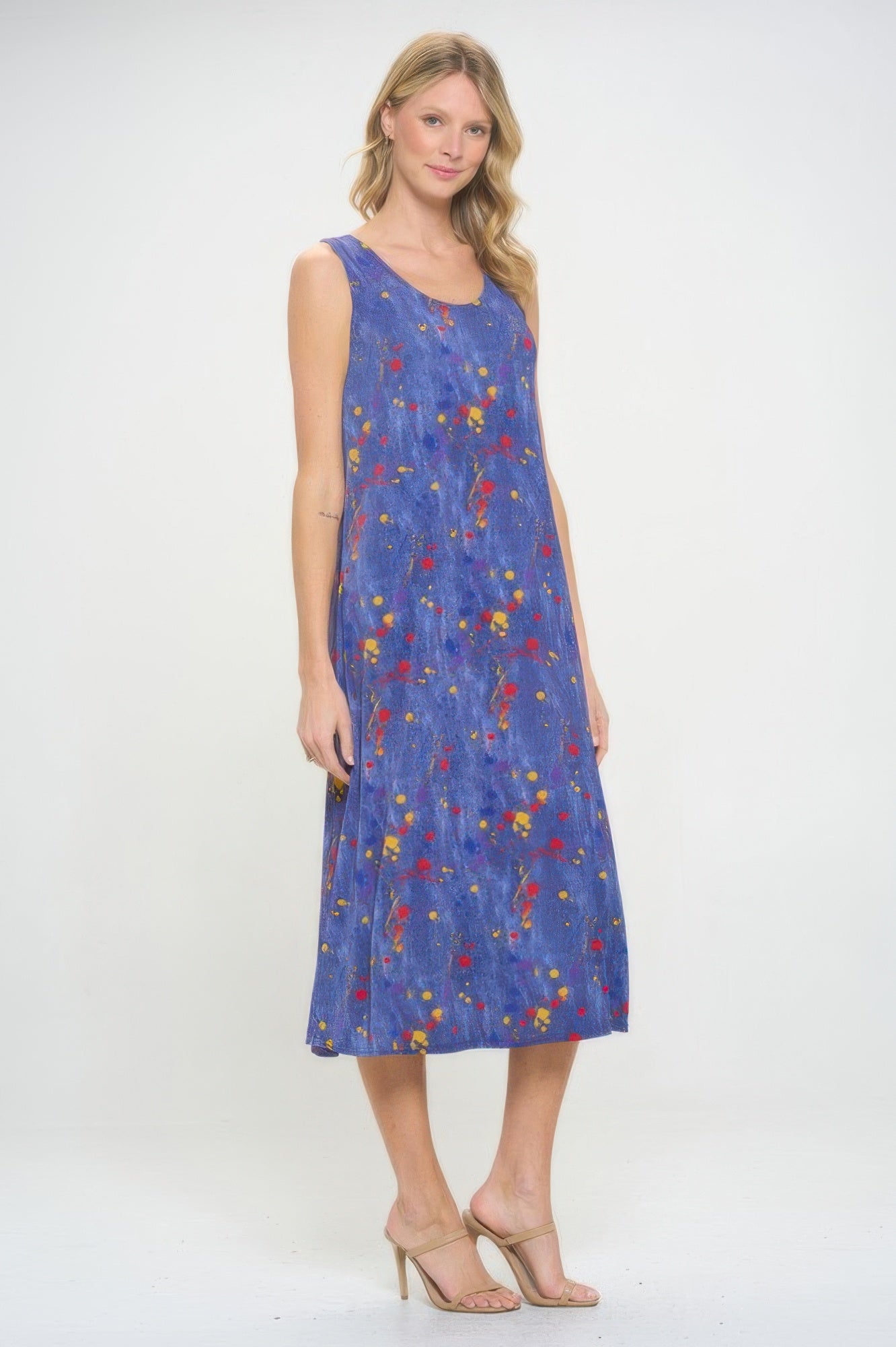 Bns Print Long Tank Dress