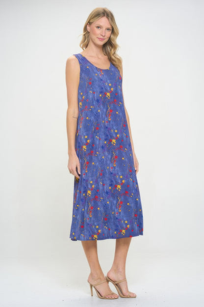 Bns Print Long Tank Dress