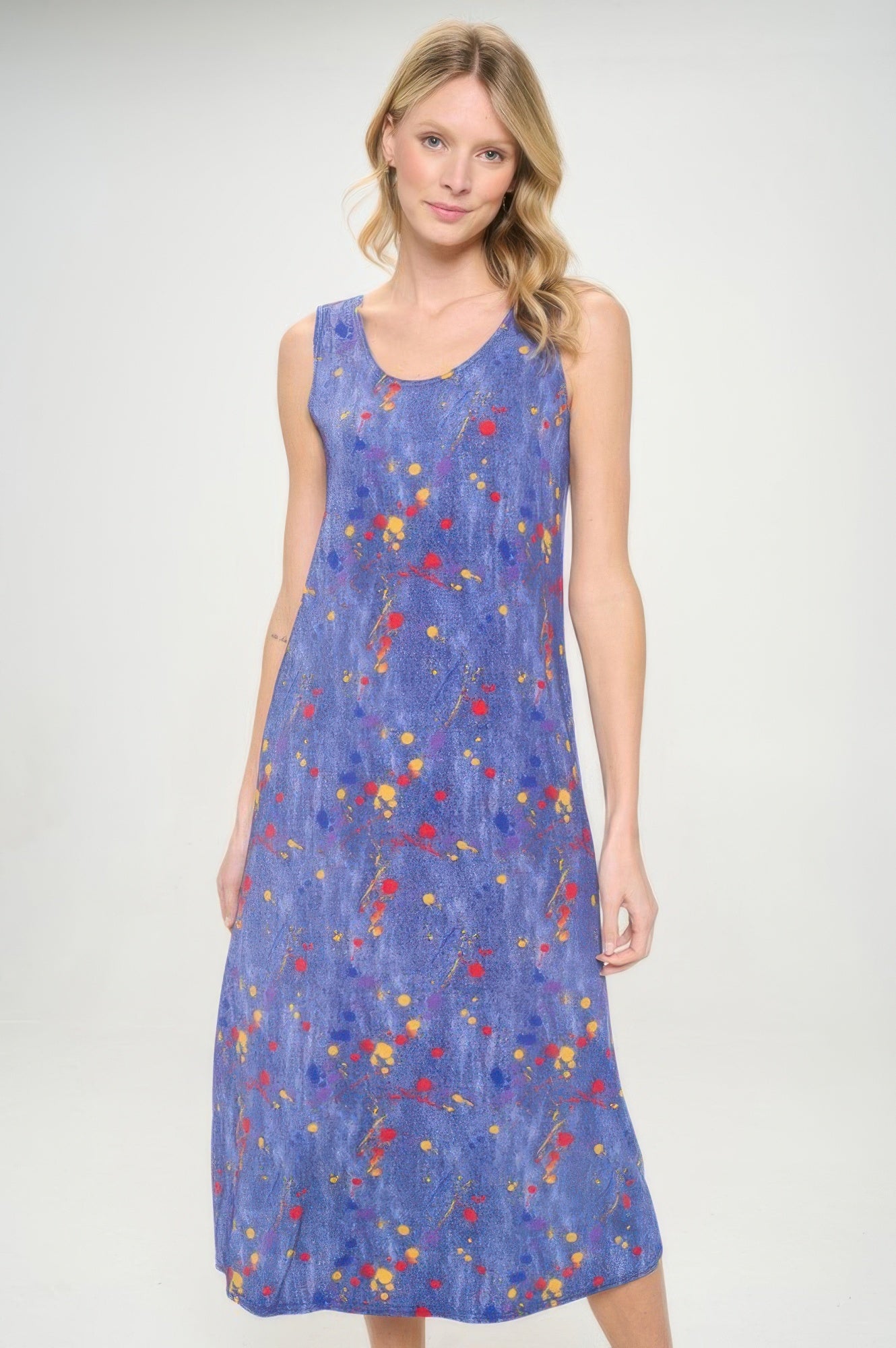 Bns Print Long Tank Dress