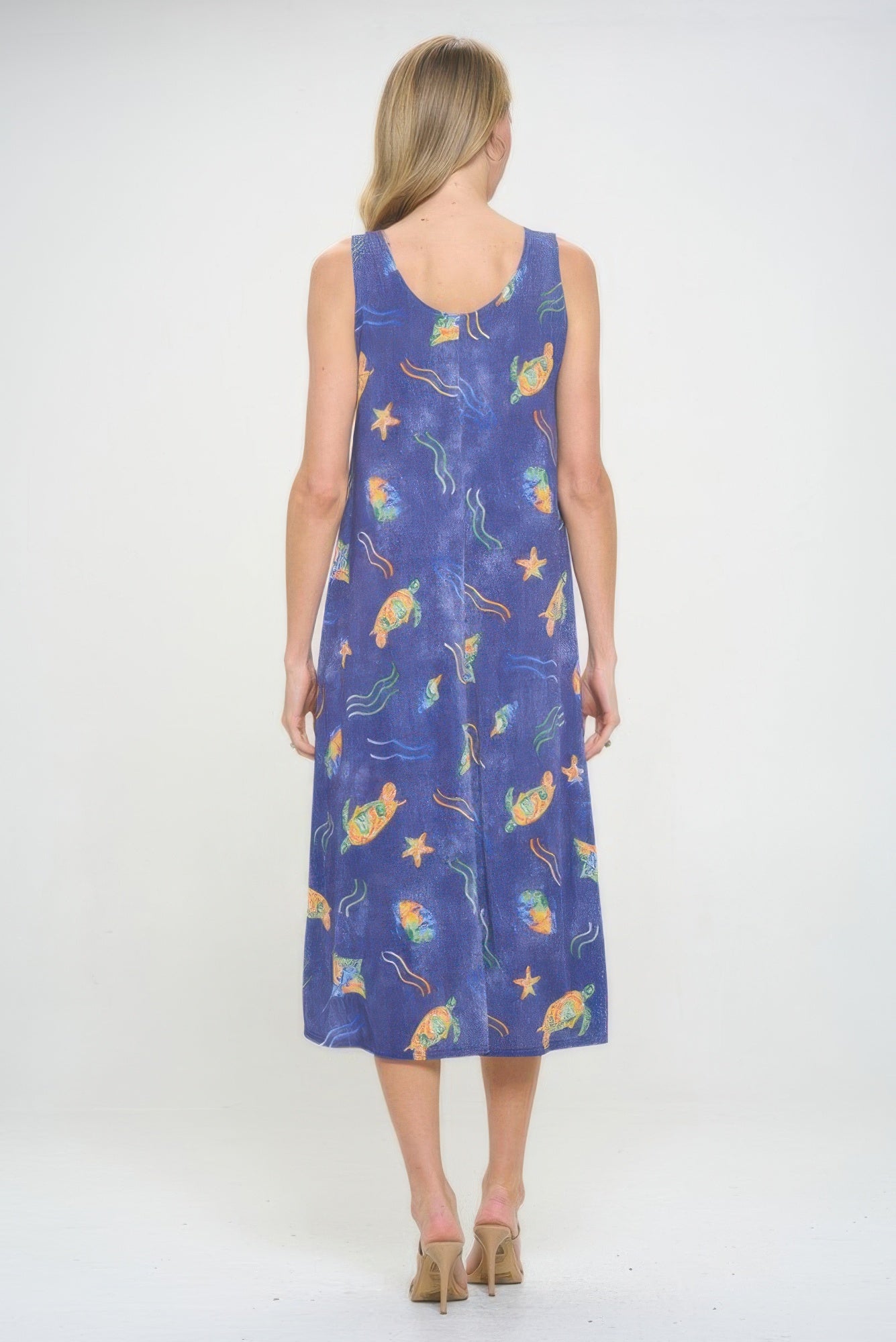 Bns Print Long Tank Dress