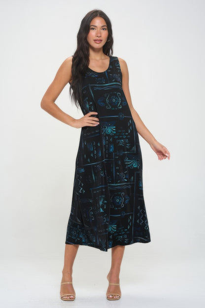 Bns Print Long Tank Dress