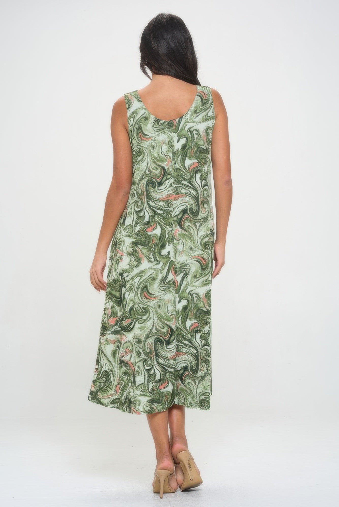 Bns Print Long Tank Dress