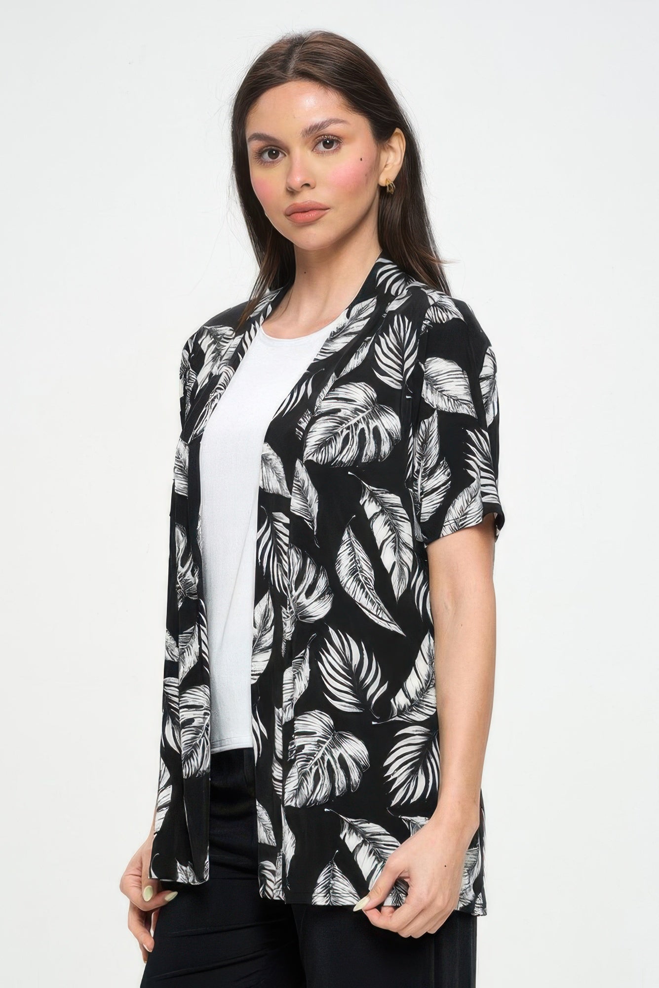 Print Bns Drape Jacket