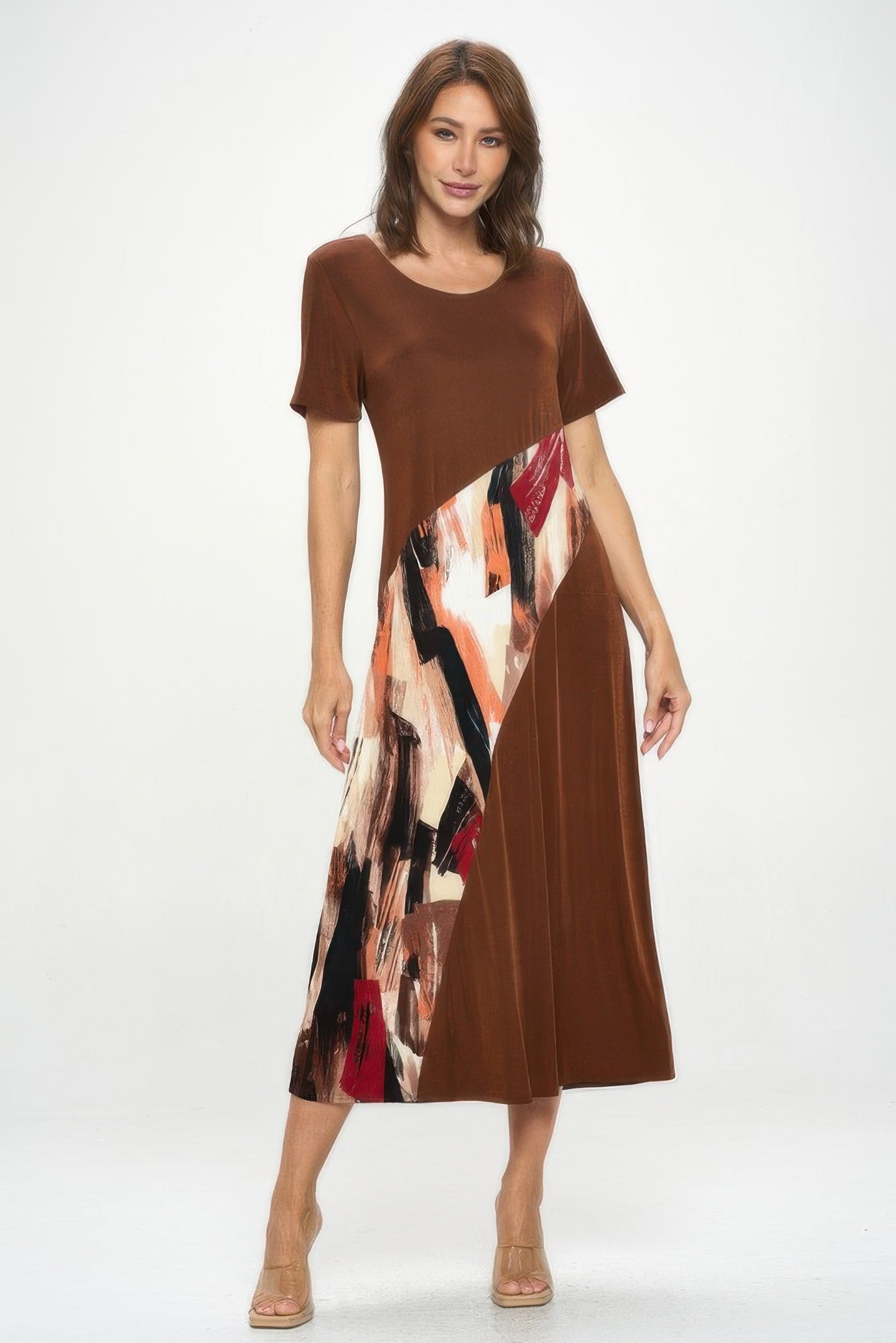 Bns Contrast Maxi Dress
