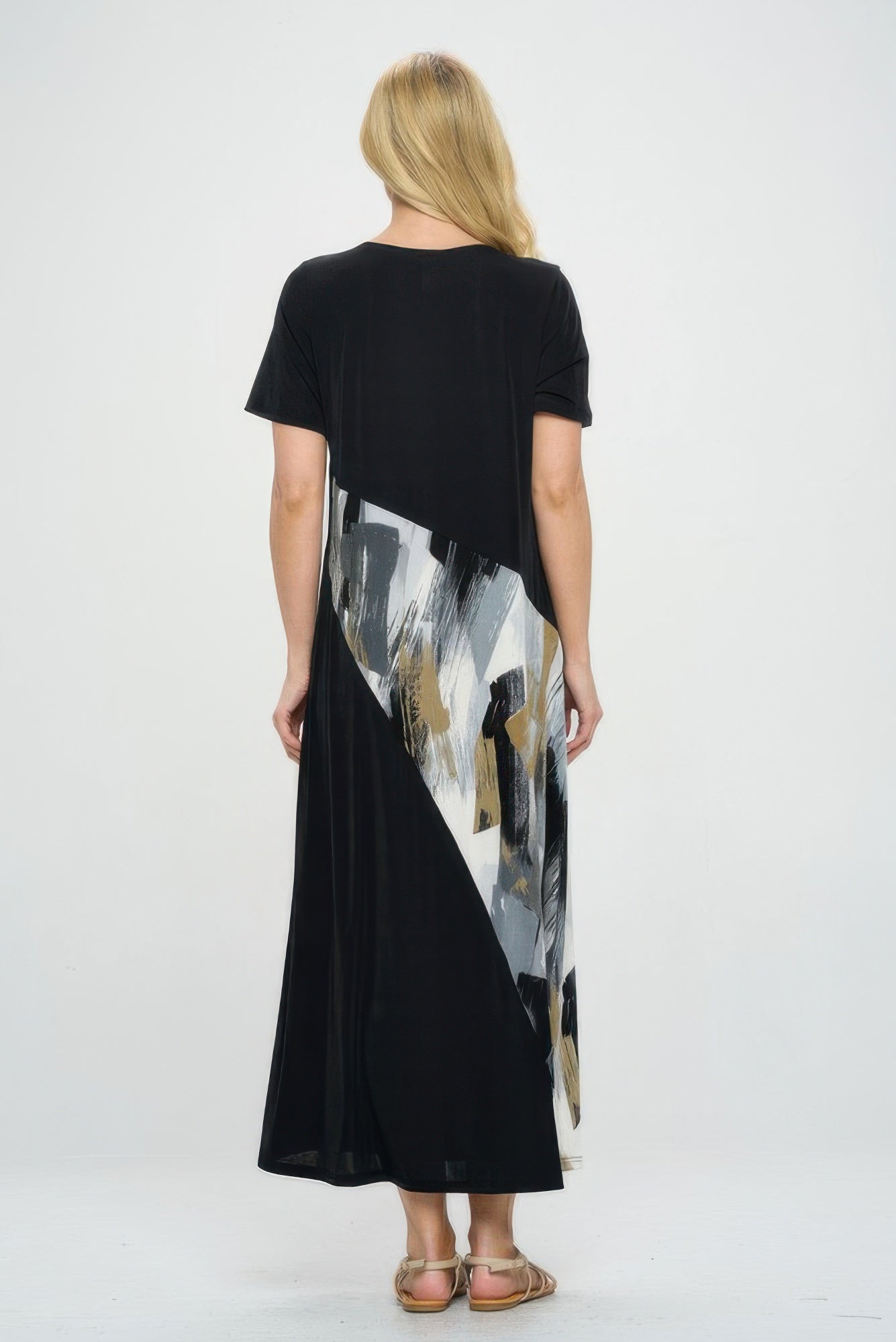 Bns Contrast Maxi Dress