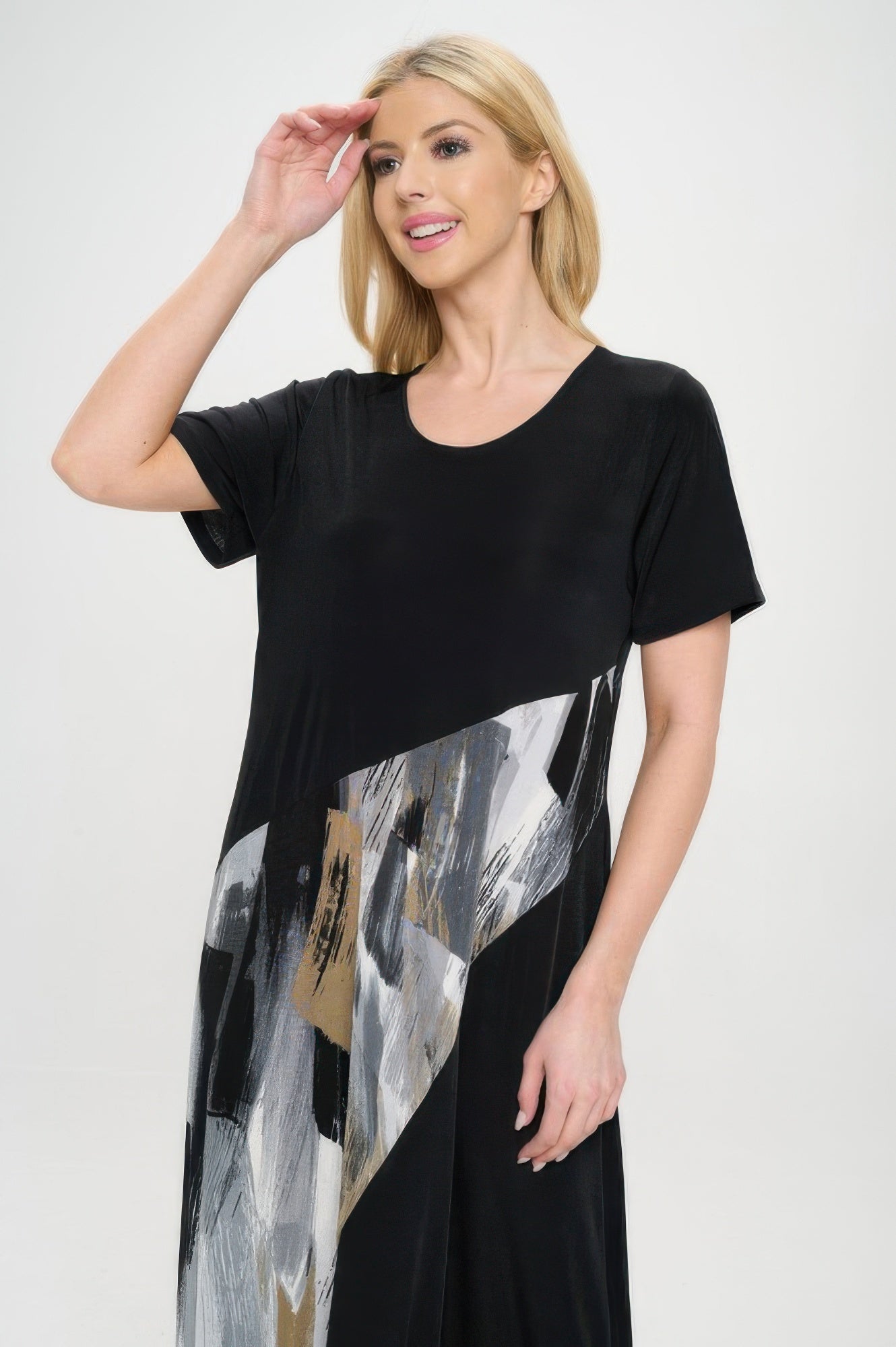 Bns Contrast Maxi Dress