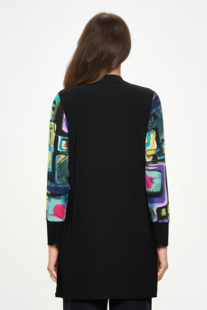 Ity Contrast Cardigan