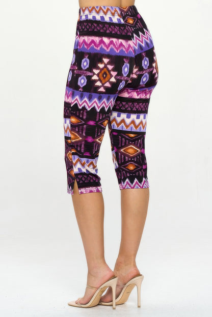 Plus Size Tank Capri Pant Set