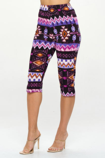 Plus Size Tank Capri Pant Set