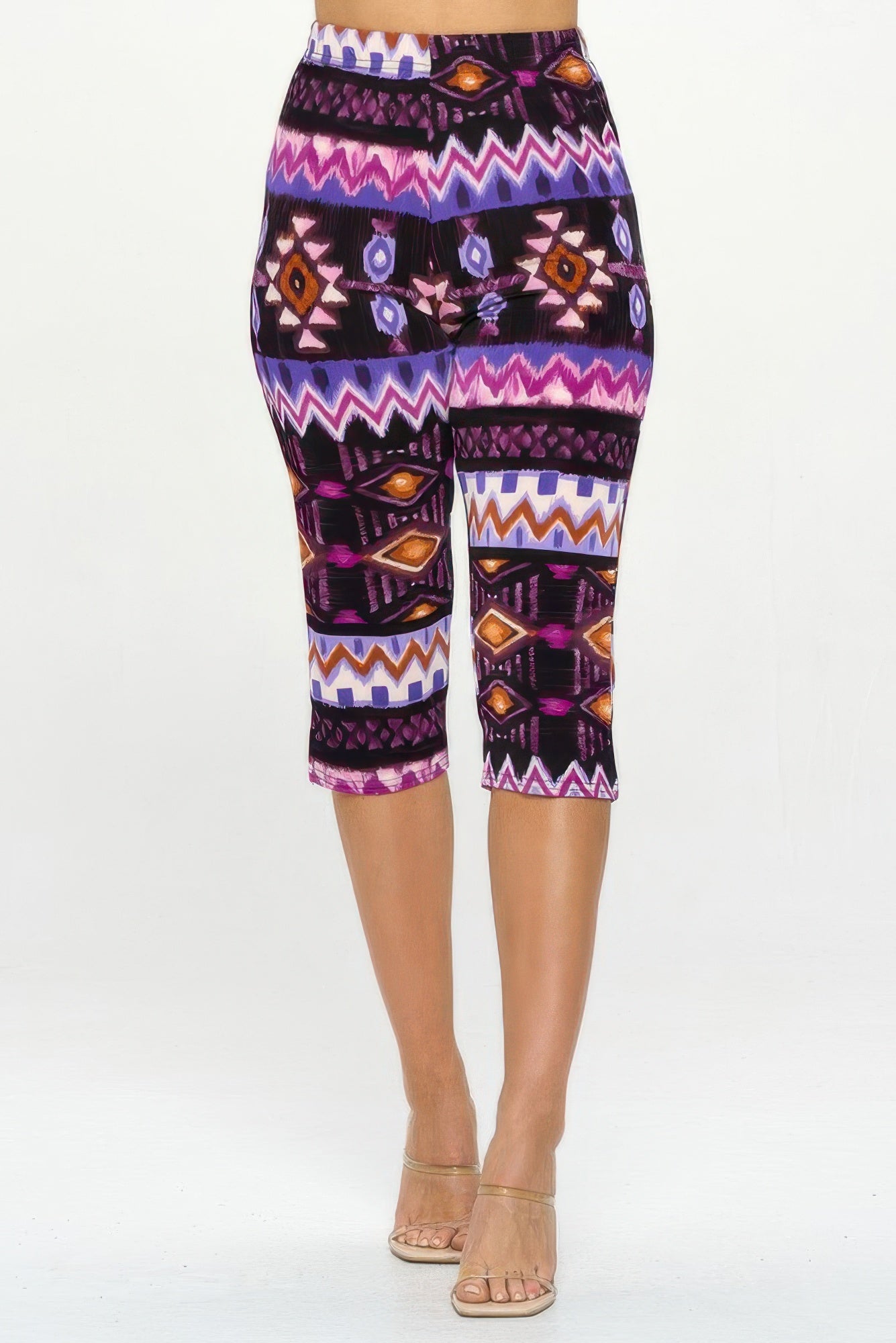 Plus Size Tank Capri Pant Set