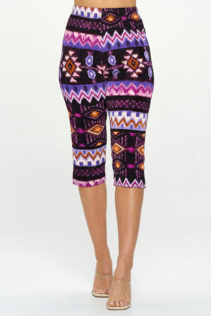 Plus Size Tank Capri Pant Set