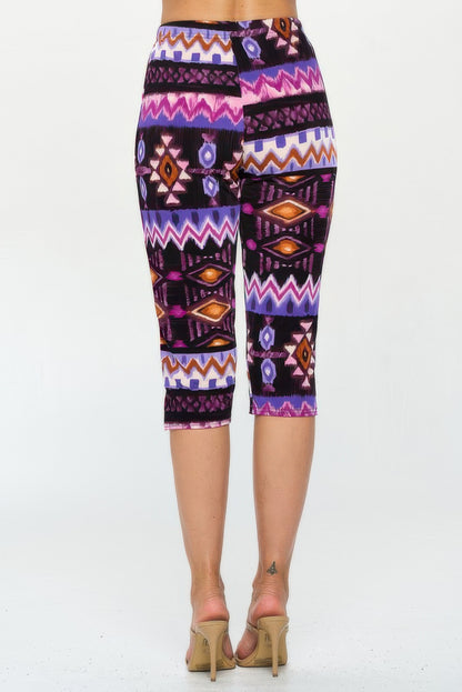 Matching Capri Pant Set In Plus Size