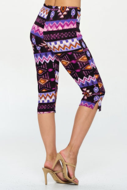 Matching Capri Pant Set In Plus Size