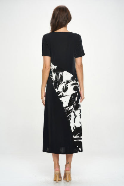 Bns Contrast Maxi Dress