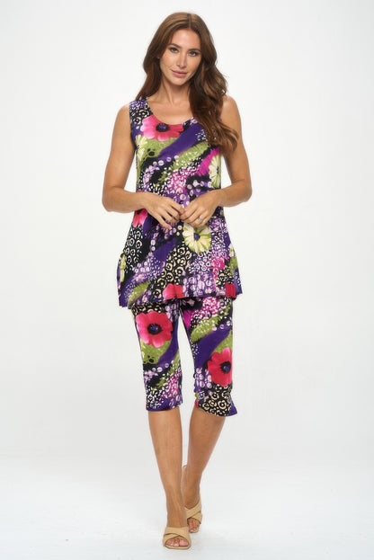 Bns Tank Capri Pants Set