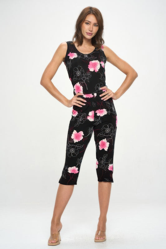 Bns Tank Capri Pants Set