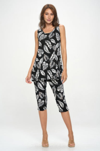 Bns Tank Capri Pants Set