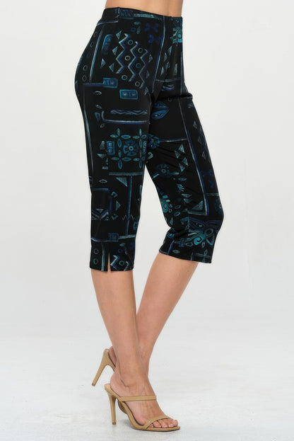 Plus Size Bns Capri Pants Set
