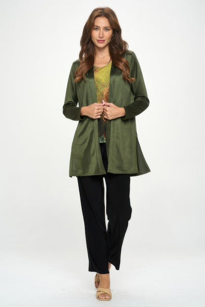 Satin Washer Duster Jacket
