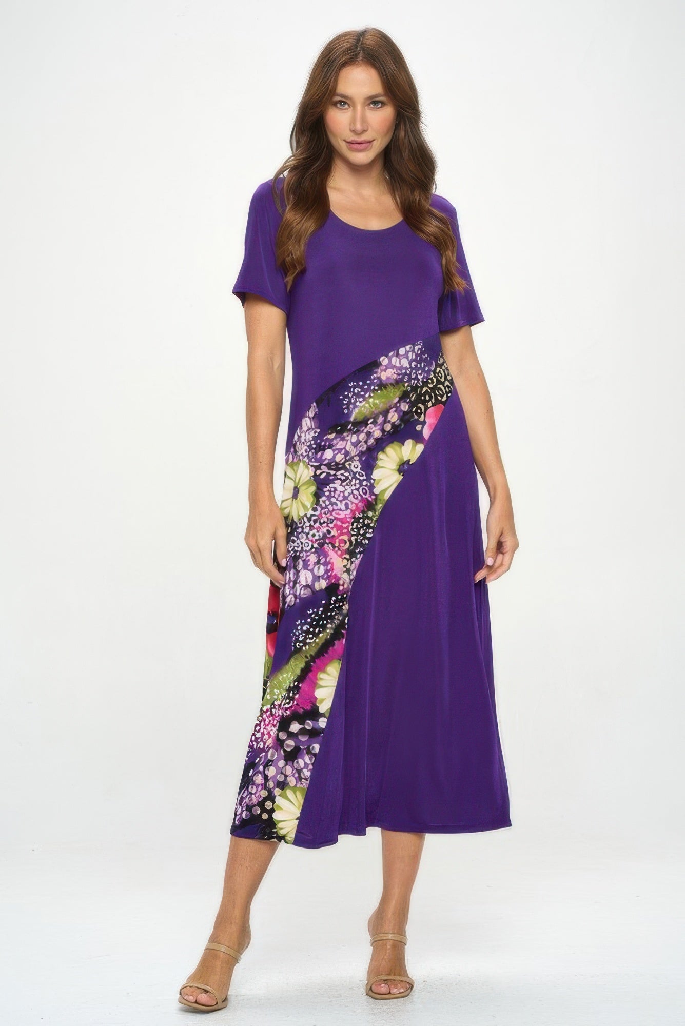 Bns Contrast Maxi Dress