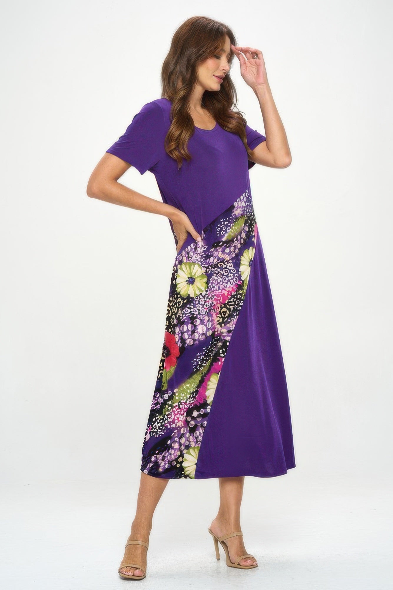 Bns Contrast Maxi Dress