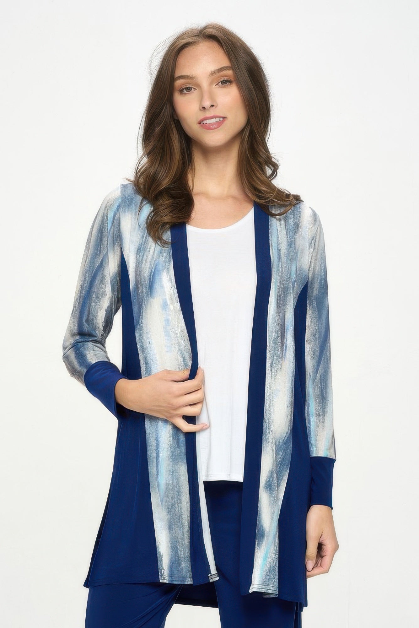 Ity Contrast Cardigan