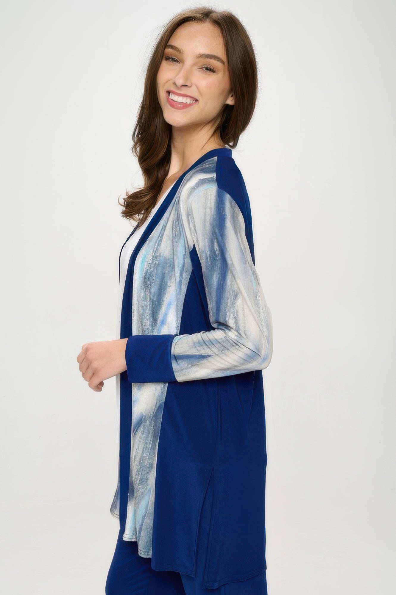 Ity Contrast Cardigan