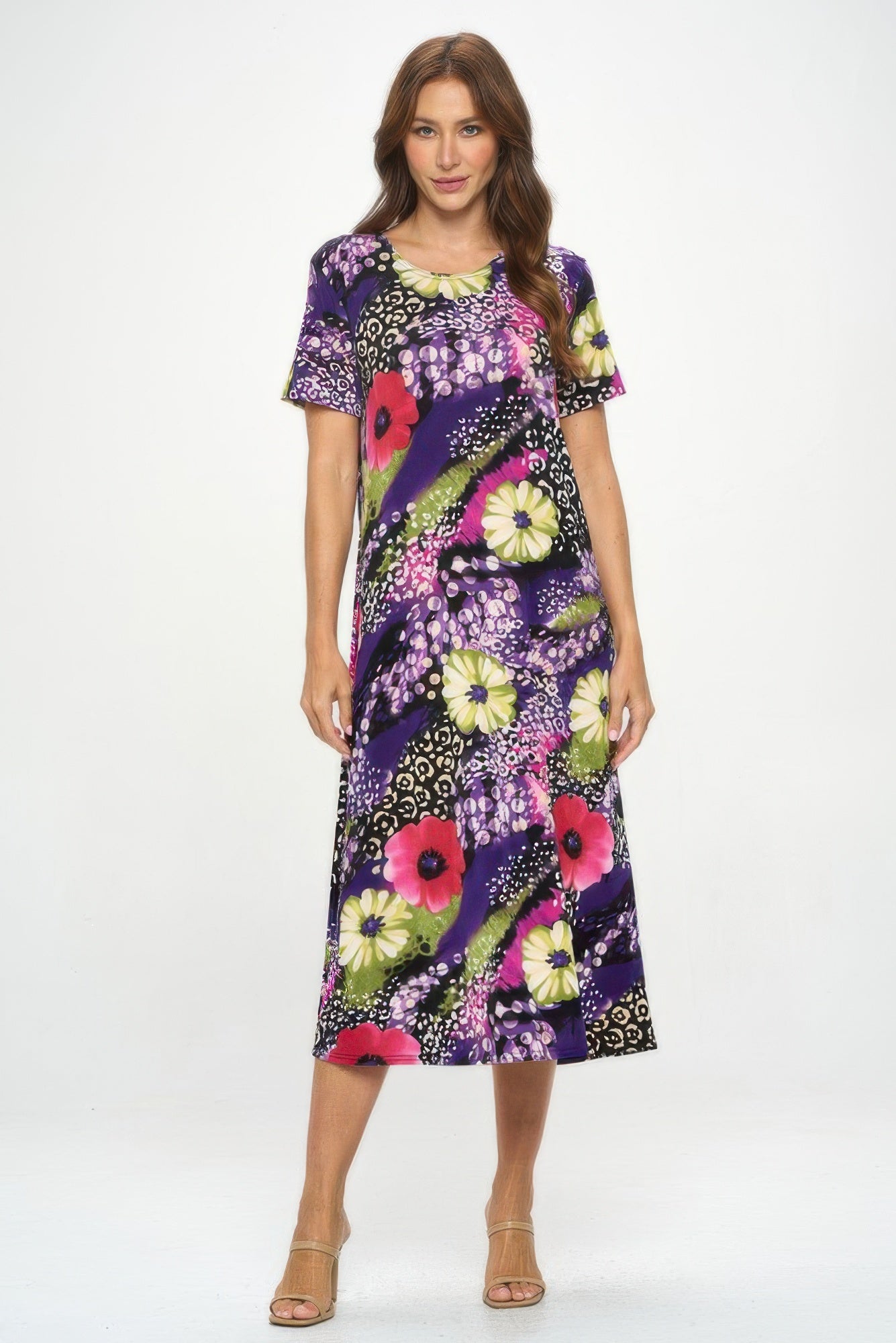 Print Bns Long Dress