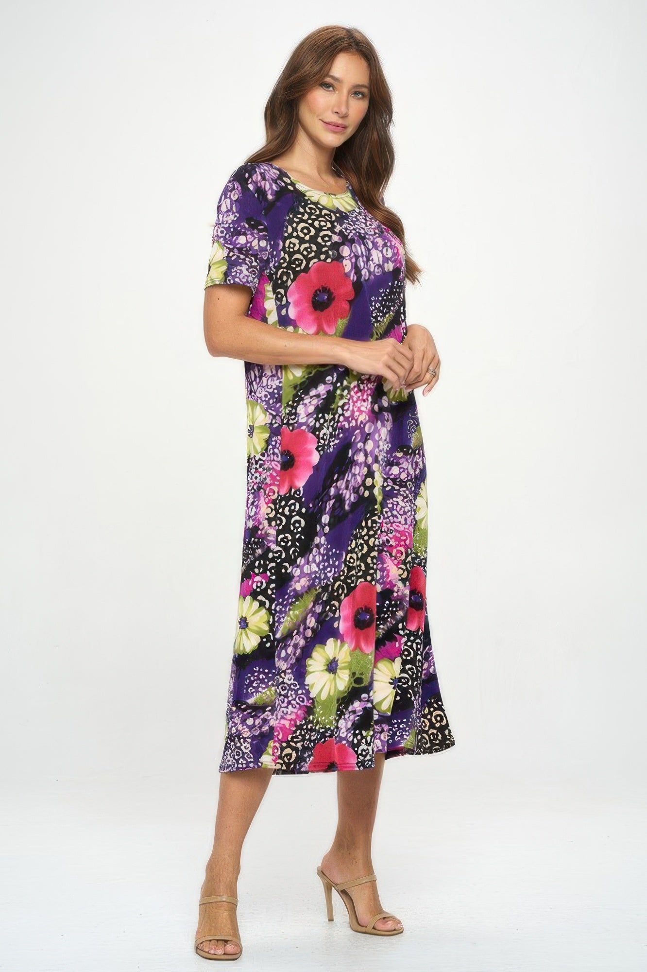 Print Bns Long Dress