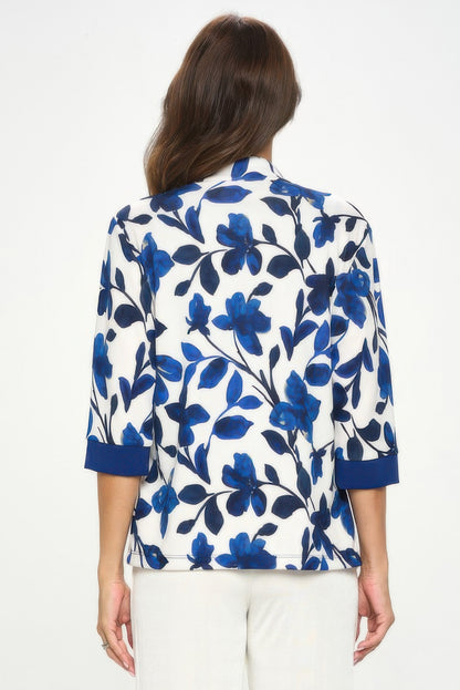 Damboru Print Contrast Jacket