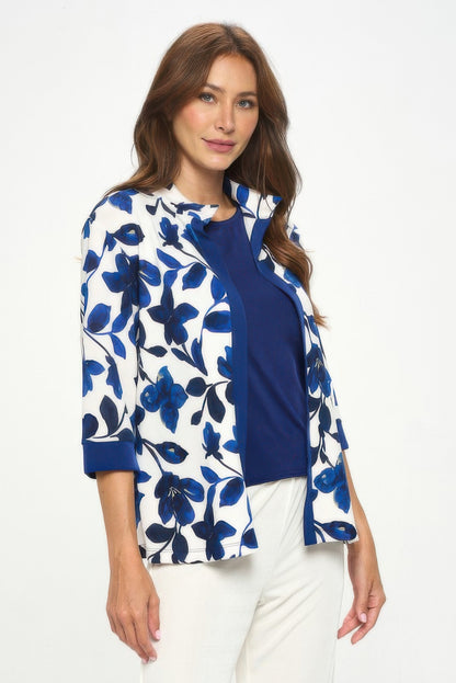 Damboru Print Contrast Jacket