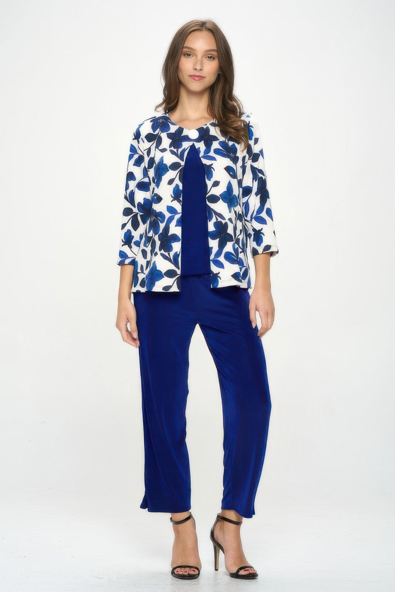 Damboru Print Button Jacket
