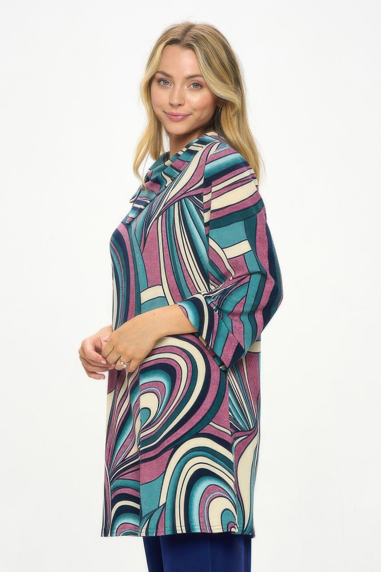 Split Neckline Tunic