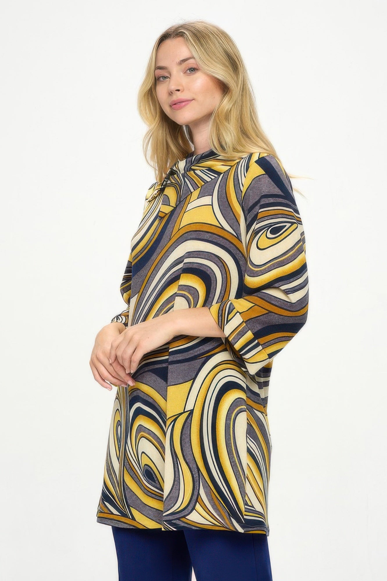Split Neckline Tunic