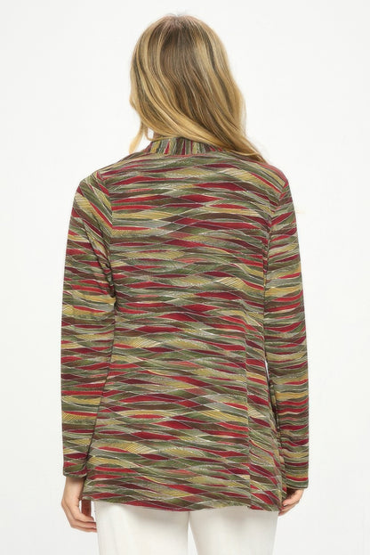 Mid Cut Print Jacket
