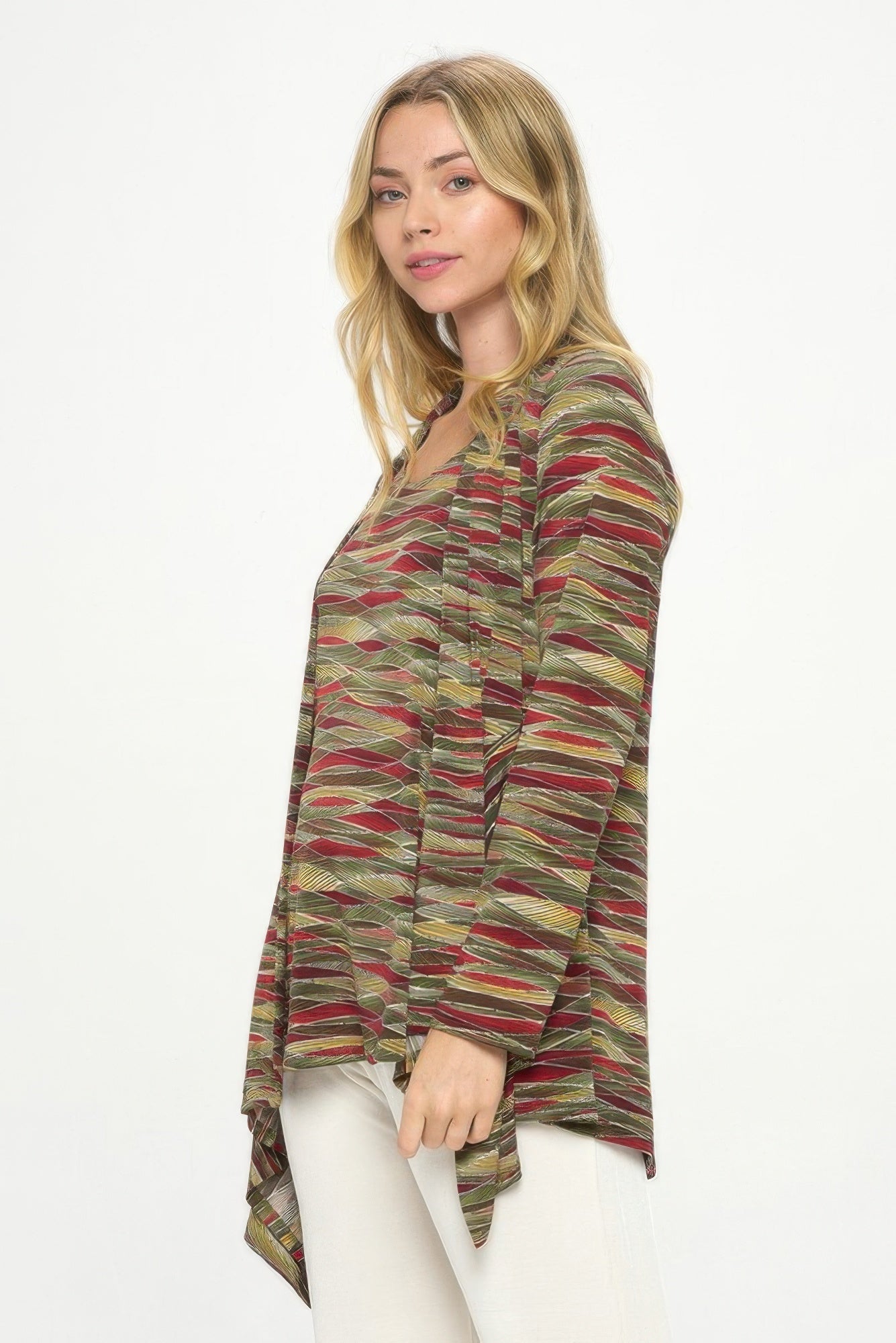 Mid Cut Print Jacket