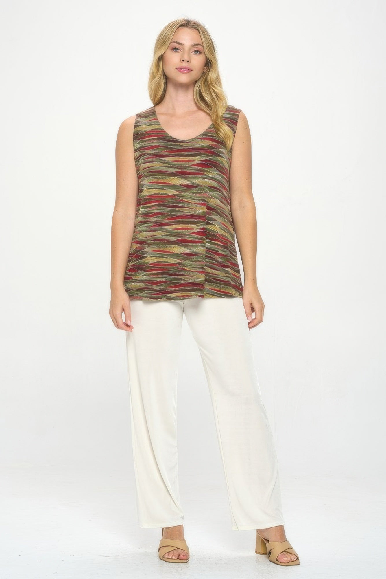 Hit Print Sleeveless Tank Top